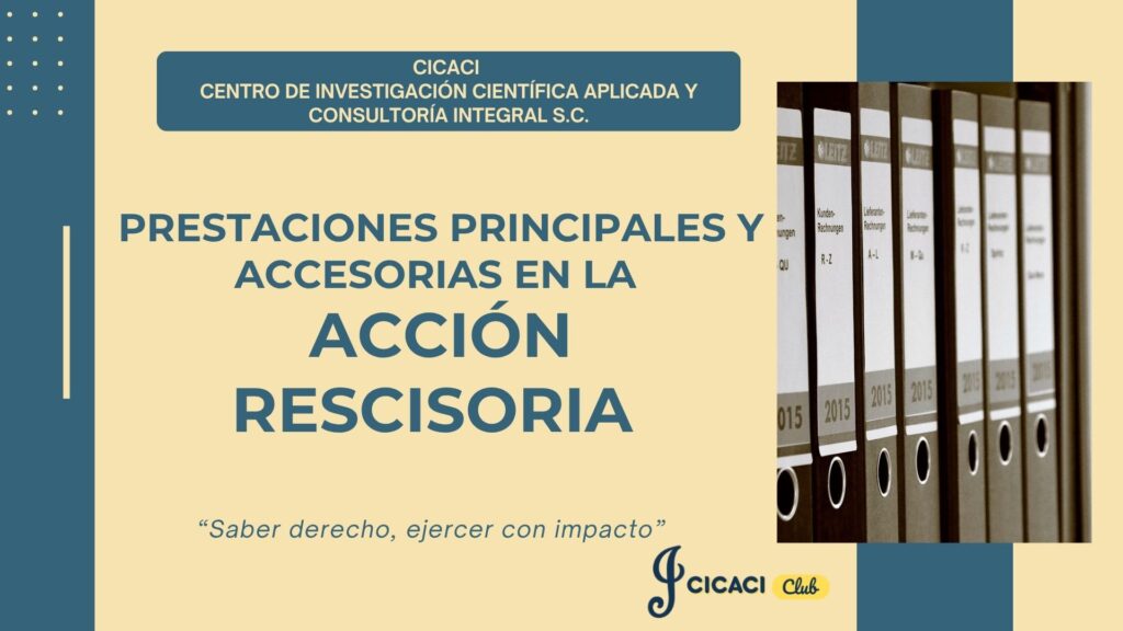 prestaciones principales y accesorias