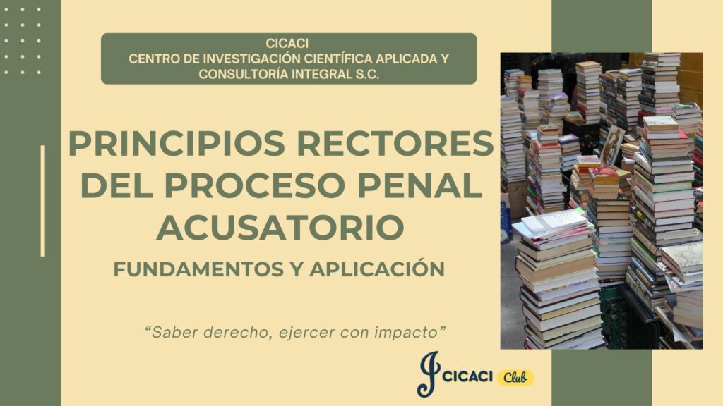 Principios rectores del proceso penal acusatorio. Fundamentos y aplicación.
